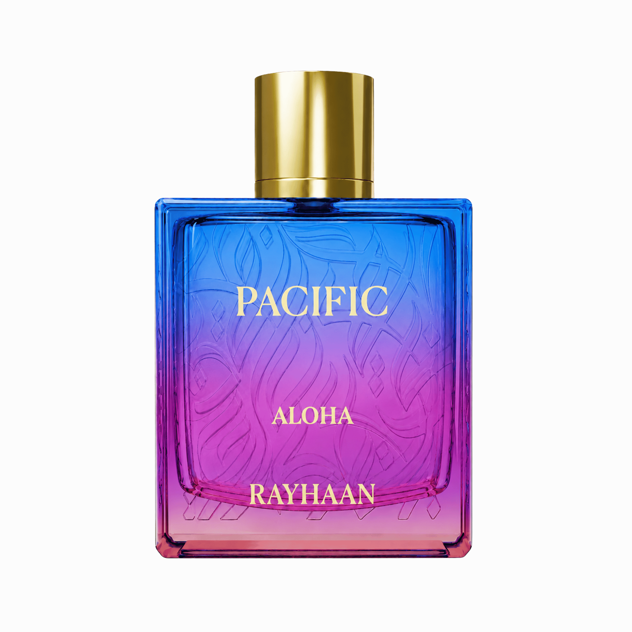 Rayhaan Pacific Aloha Eau de Parfum 3.4 oz unisex fragrance bottle