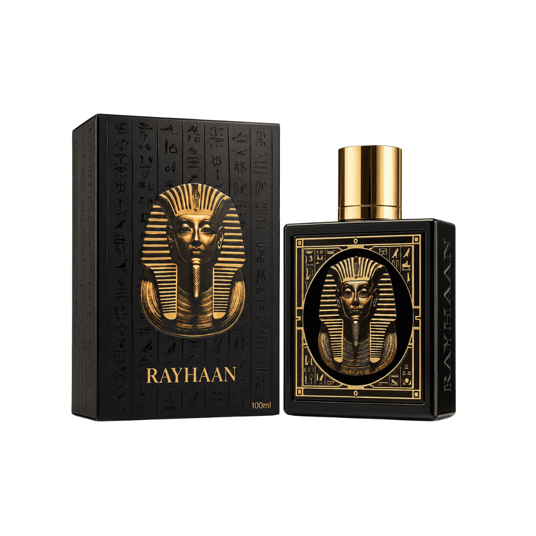 Rayhaan Pharaoh Eau de Parfum 3.4 oz bottle with retail box