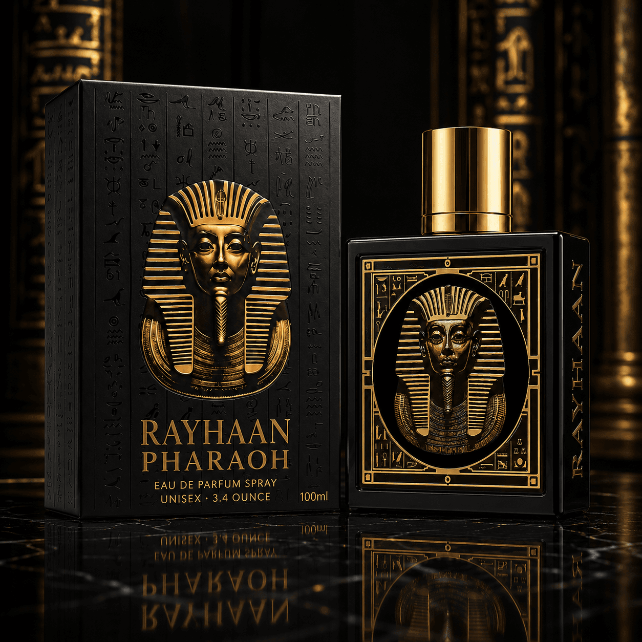 Rayhaan Pharaoh 3.4 oz unisex fragrance styled for men and women
