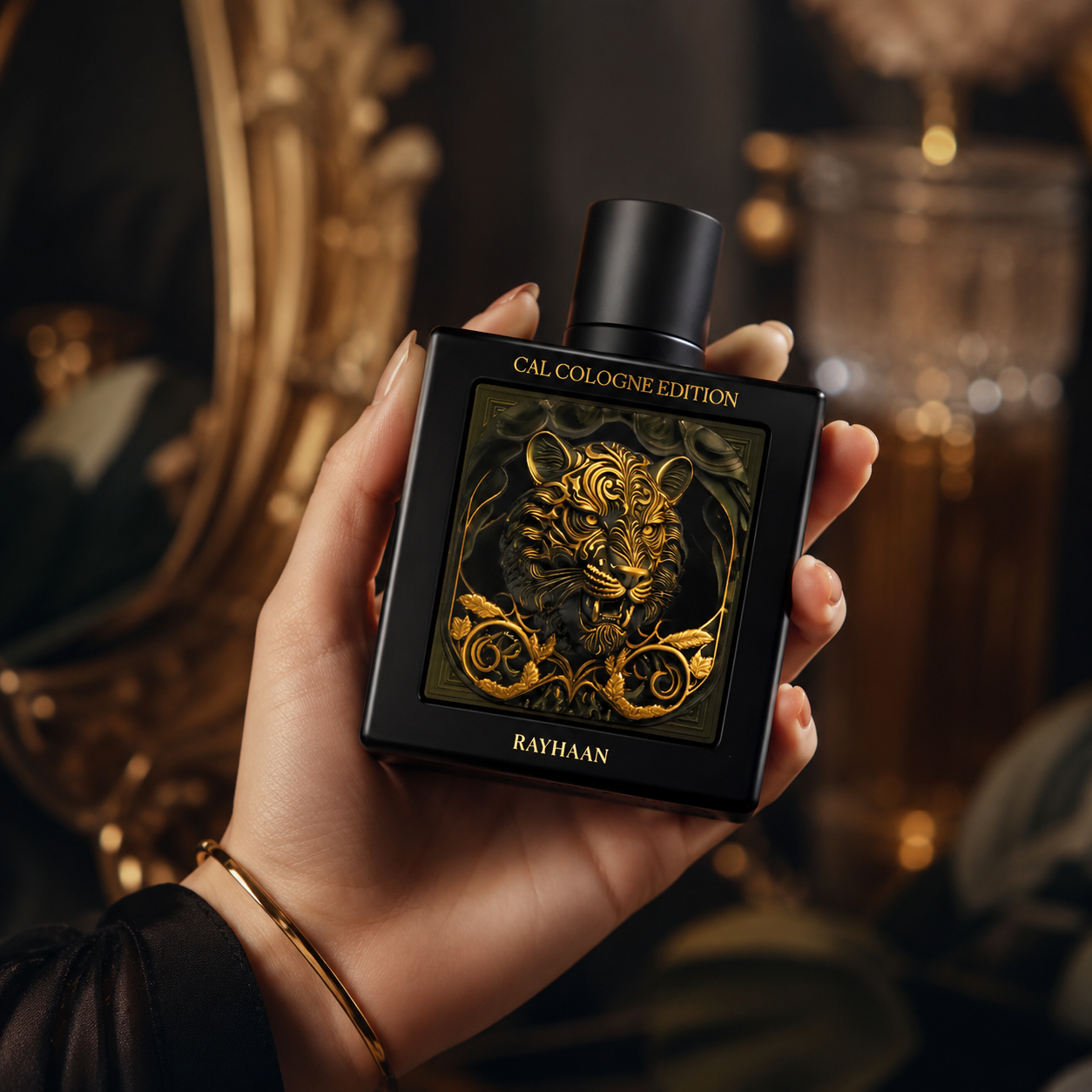 Rayhaan Tiger Cal Cologne Edition Extrait de Parfum Spray for Unisex,3.4 Ounce
