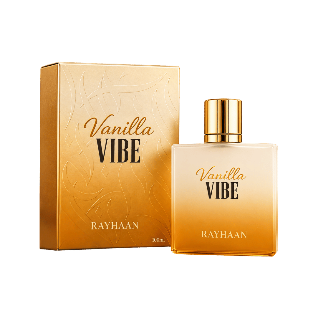 Rayhaan Vanilla Vibe Eau de Parfum Spray for Unisex 3.4 Ounce