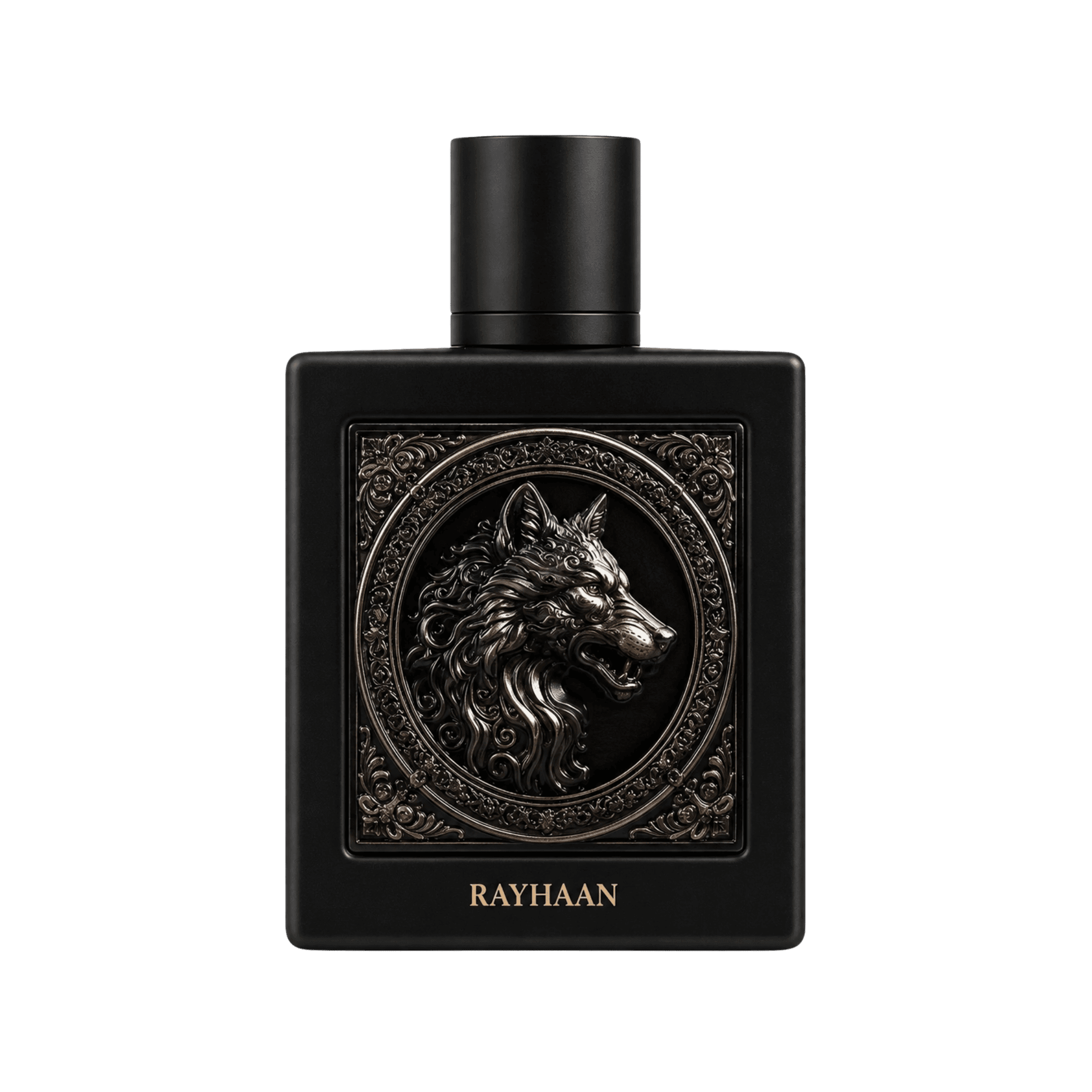 Rayhaan Wolf Eau de Parfum 3.4 oz fragrance bottle for men