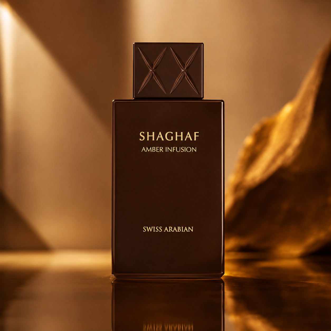 Swiss Arabian Shaghaf Amber Infusion Extrait De Parfum For Unisex 2.50 Ounce