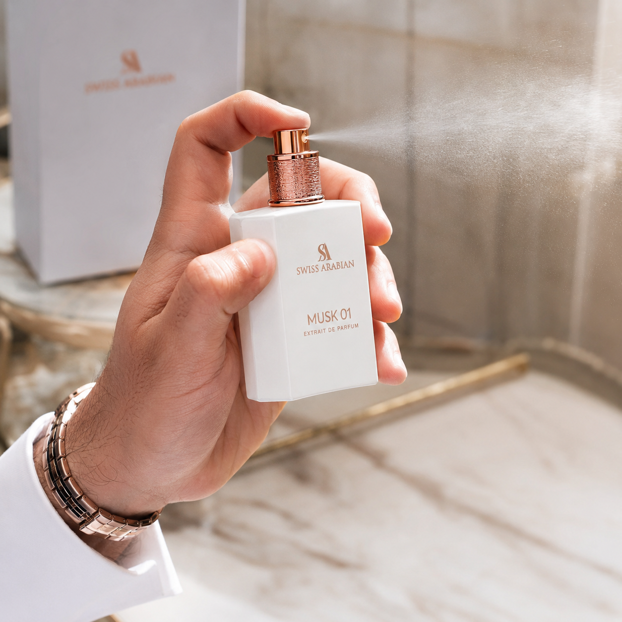 Swiss Arabian Musk 01 Extrait De Parfum For Unisex 1.70 Ounce