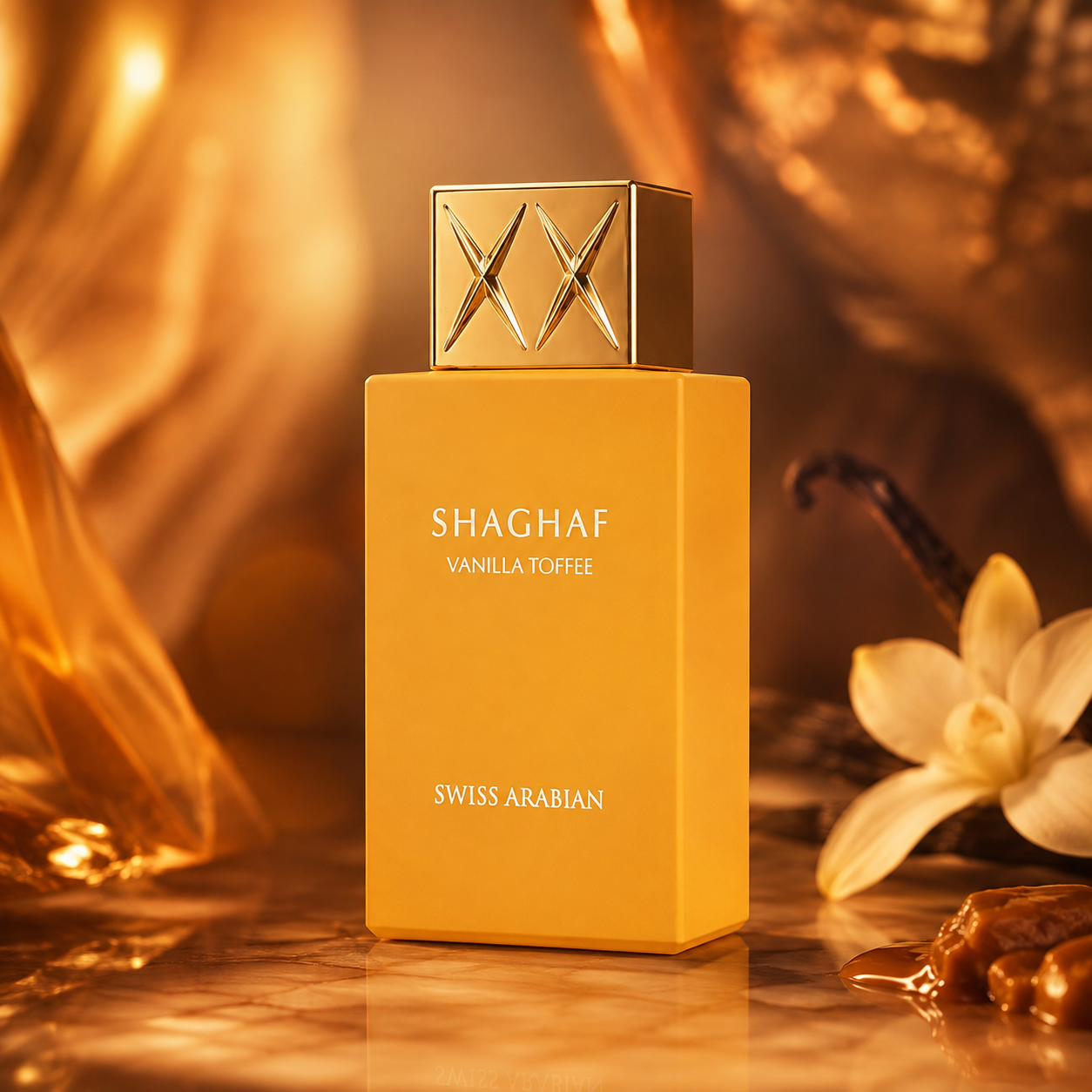 Swiss Arabian Shaghaf Vanilla Toffee Extrait De Parfum For Unisex 2.50 Ounce