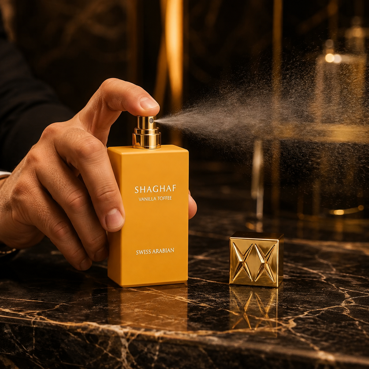 Swiss Arabian Shaghaf Vanilla Toffee Extrait De Parfum For Unisex 2.50 Ounce