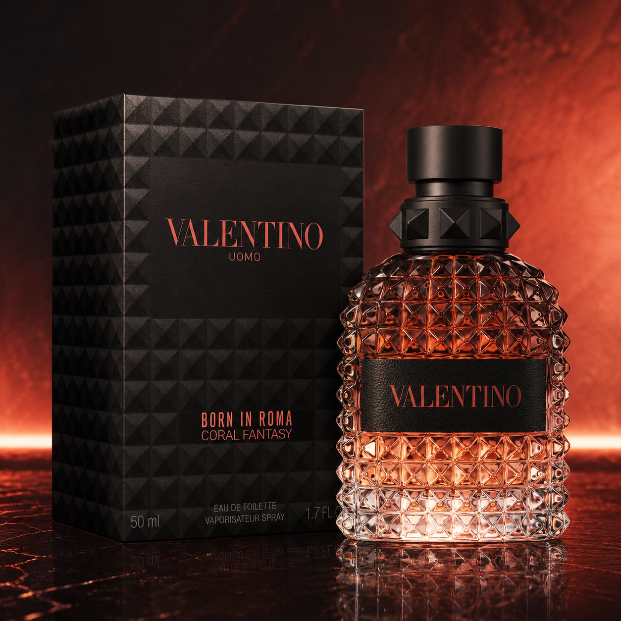 Valentino Uomo Born in Roma Coral Fantasy Eau de Toilette for Men 1.70 Ounce