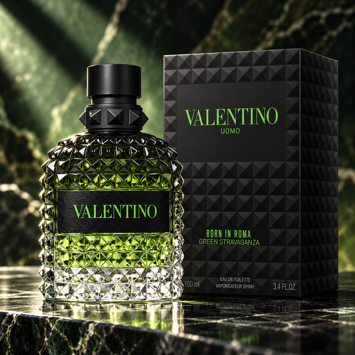 Valentino Uomo Born in Roma Green Stravaganza Eau de Toilette for Men, image 6