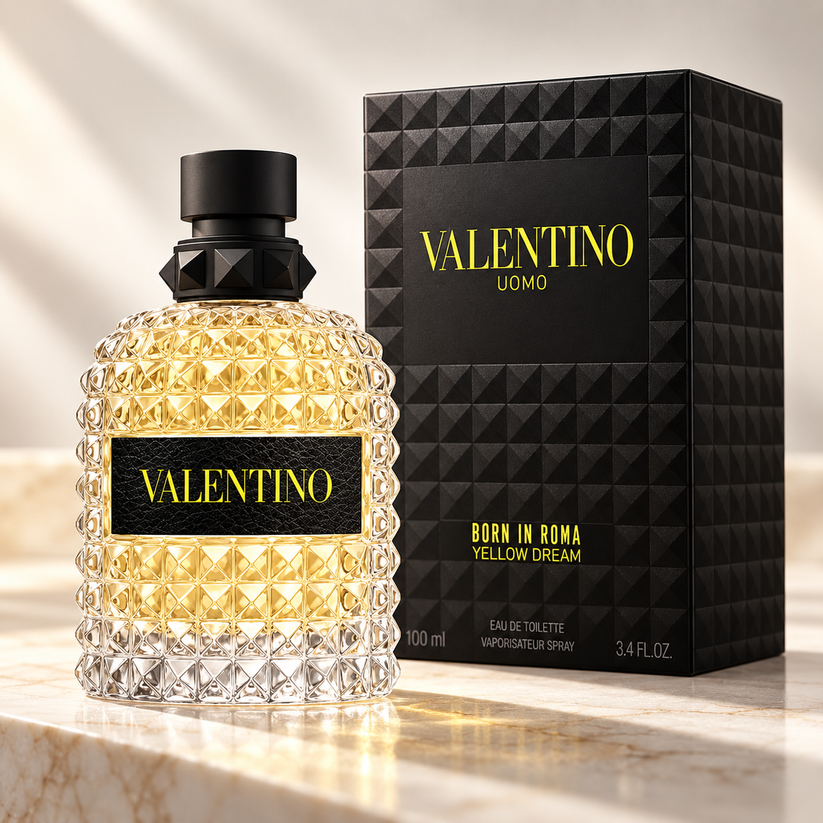 Valentino Uomo Born in Roma Yellow Dream Eau de Toilette for Men, image 6