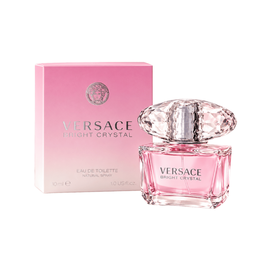 Versace Bright Crystal Eau de Toilette for Women, 1.0 Ounce