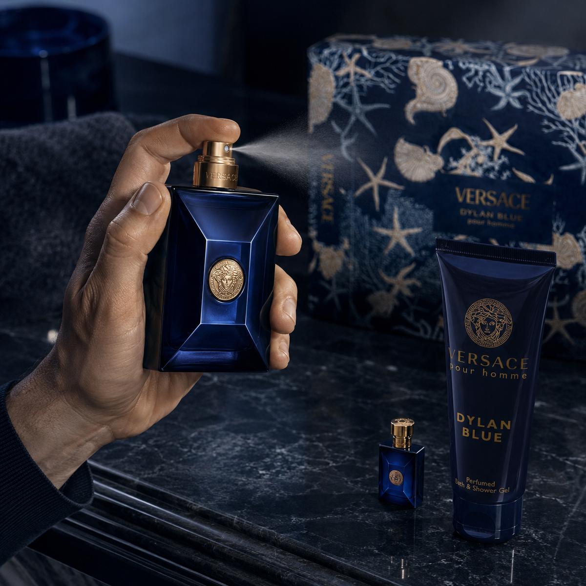 Versace Dylan Blue 3-Piece Gift Set for Men