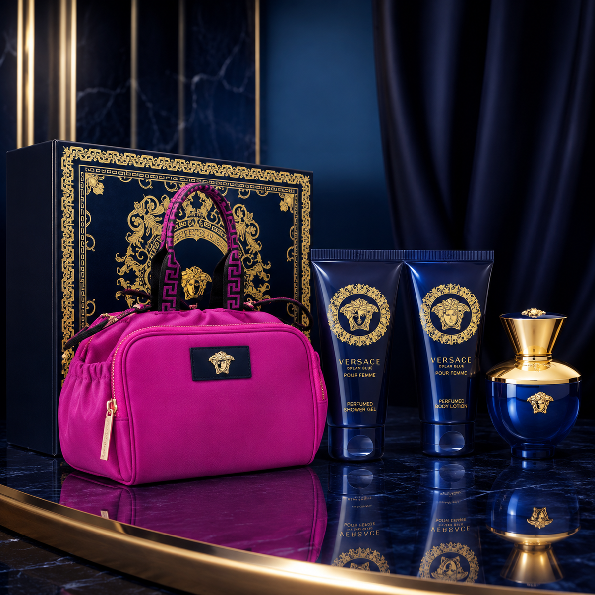 Versace Dylan Blue Pour Femme 4-Piece Gift Set for Women