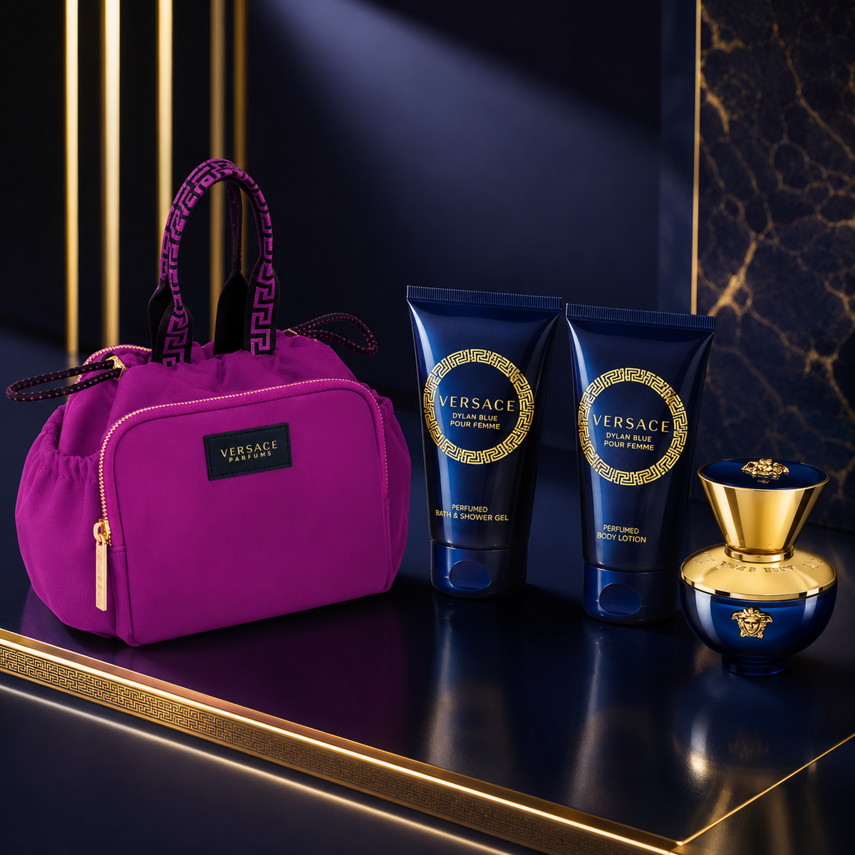 Versace Dylan Blue Pour Femme 4-Piece Gift Set for Women