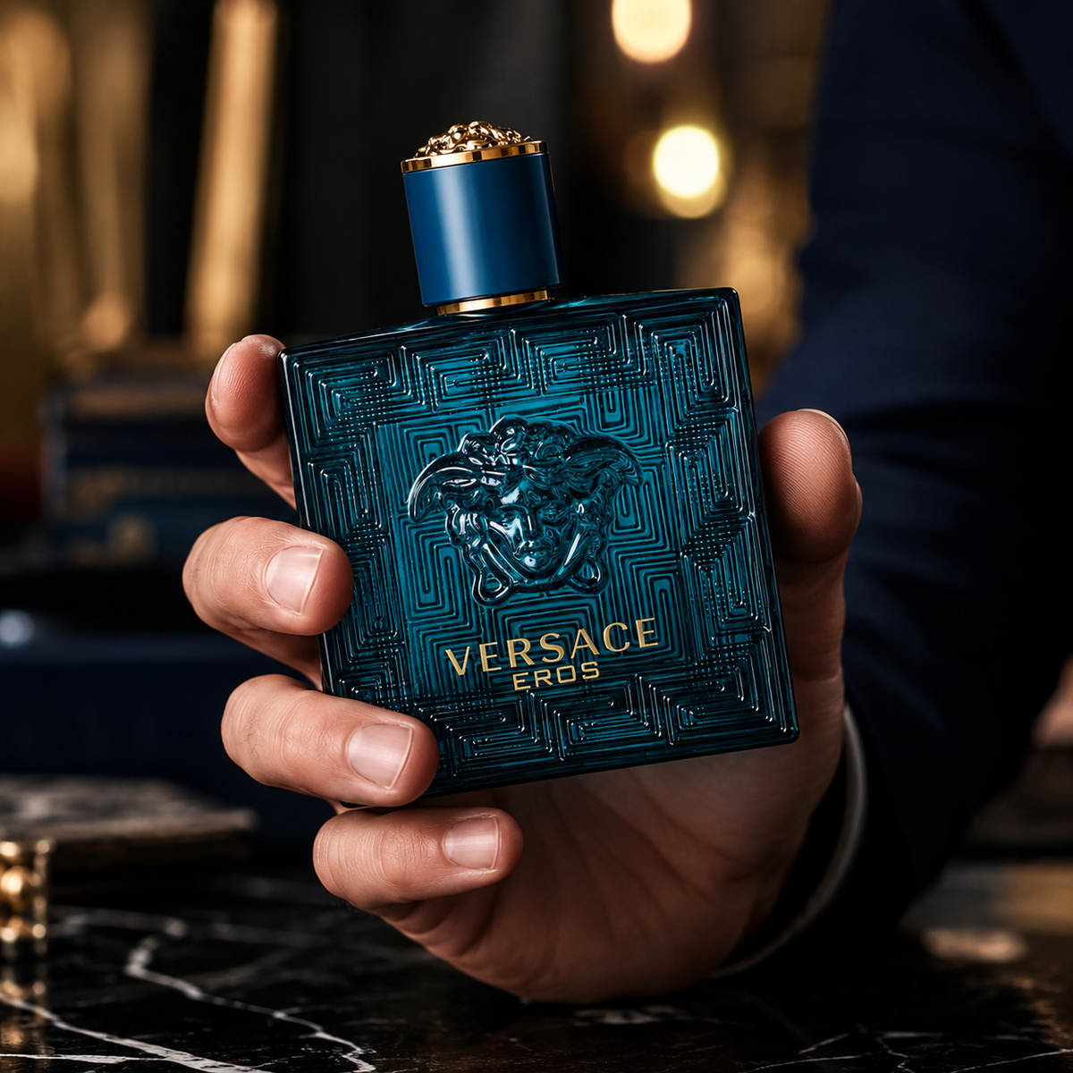 Versace Eros Eau de Toilette for Men 3.4 Ounce