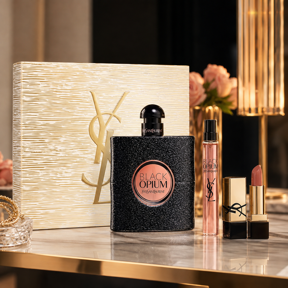 Yves Saint Laurent Black Opium 3-Piece Gift Set for Women