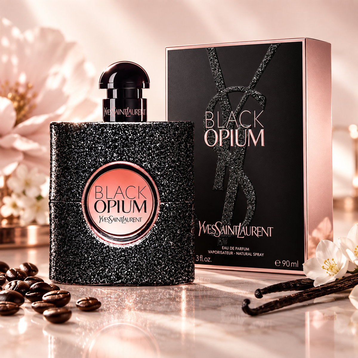 Yves Saint Laurent Black Opium Eau de Parfum for Women 3.0 Ounce