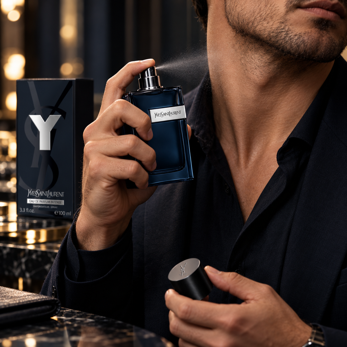 Yves Saint Laurent Y Eau de Parfum Intense for Men 3.4 Ounce