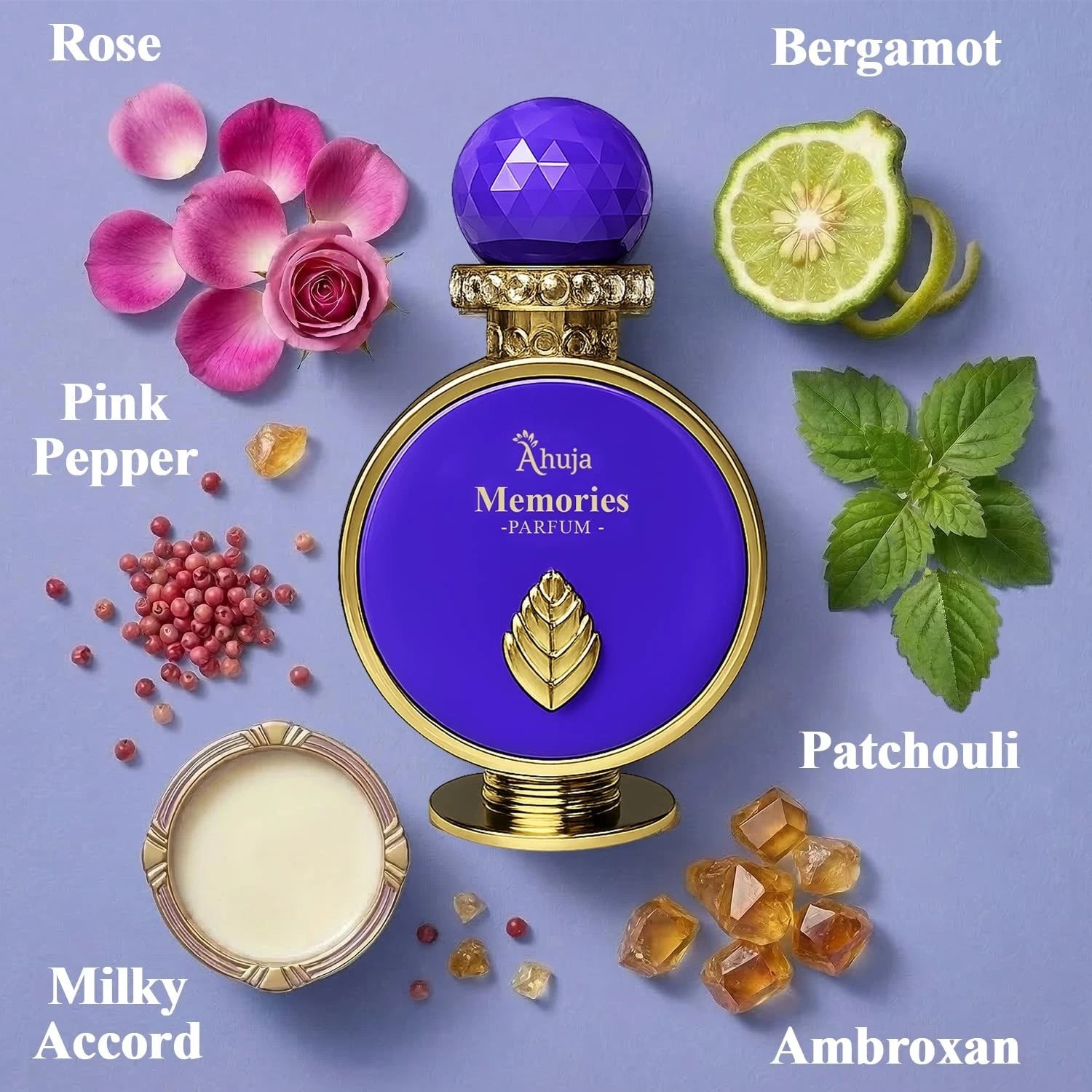 Ahuja Memories Eau de Parfum for Unisex 3.4 Ounce