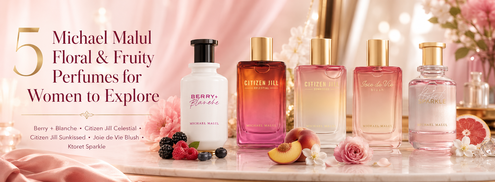 5 Michael Malul Floral & Fruity Perfumes for Women to Explore