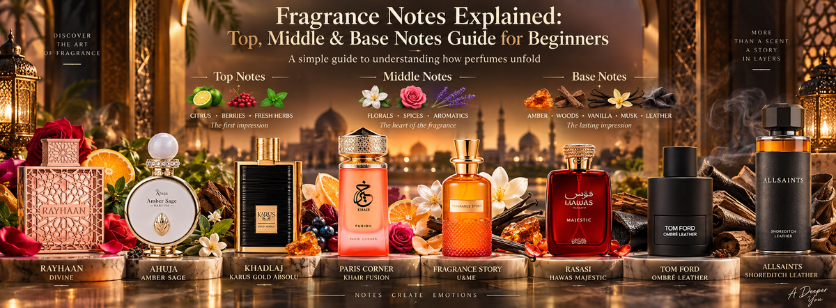 Fragrance Notes Explained Top, Middle & Base Notes Guide for Beginners