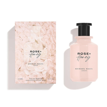 Michael Malul Rose + Honey Eau de Parfum for Women 3.4 Ounce