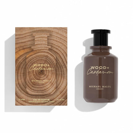 Michael Malul Wood + Cardamom Eau de Parfum for Men 3.4 Ounce