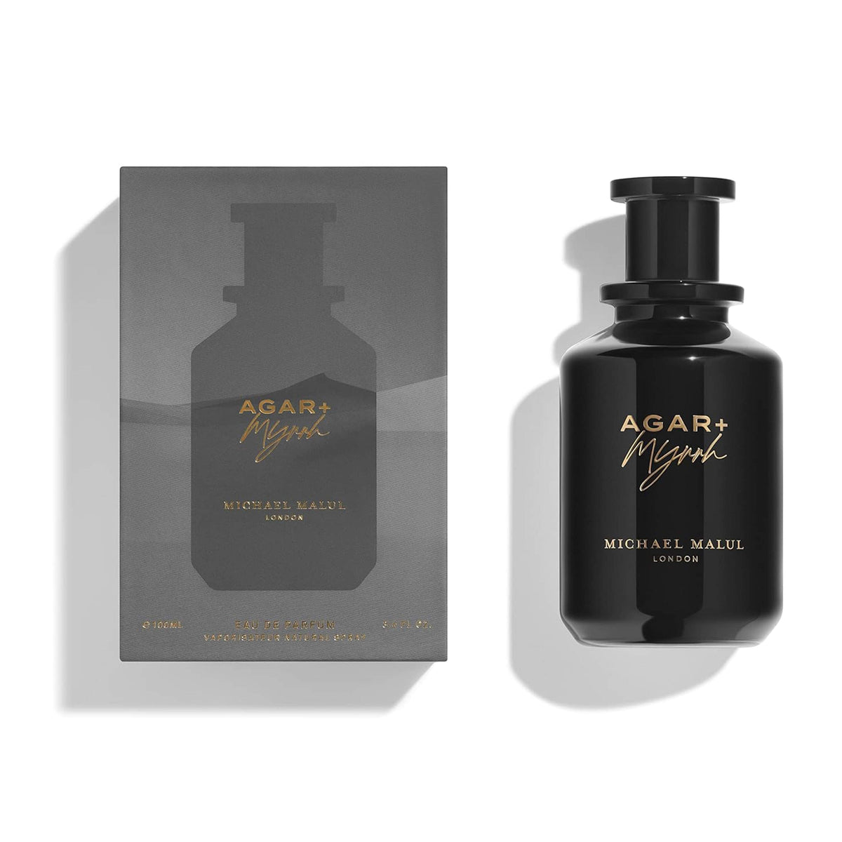 Michael Malul Agar + Myrrh Eau de Parfum for Men 3.4 Ounce