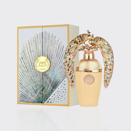 Lattafa Afeef for Unisex Eau de Parfum Spray, 3.4 Ounce