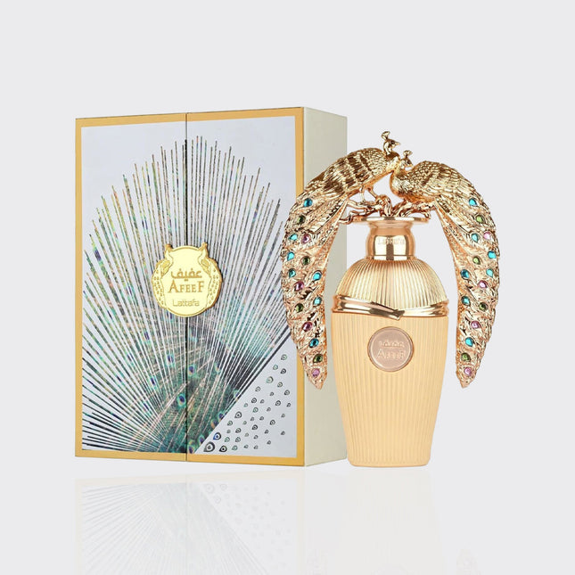 Lattafa Afeef for Unisex Eau de Parfum Spray, 3.4 Ounce