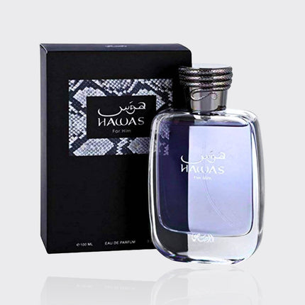 RASASI Hawas For Men Eau de Parfum Spray 3.4 Oz for Men