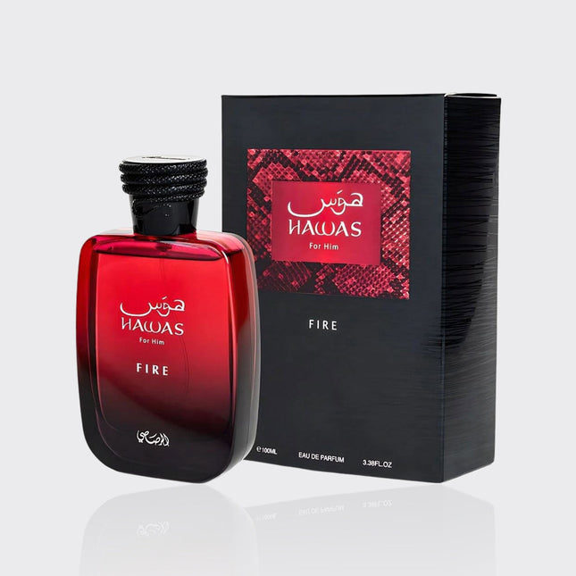 Rasasi Hawas Fire for Him Eau de Parfum 3.4 Oz