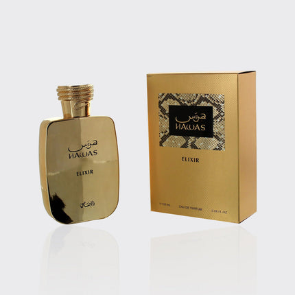 RASASI Hawas Elixir Eau De Parfum Spray for Men, 3.4 Ounce