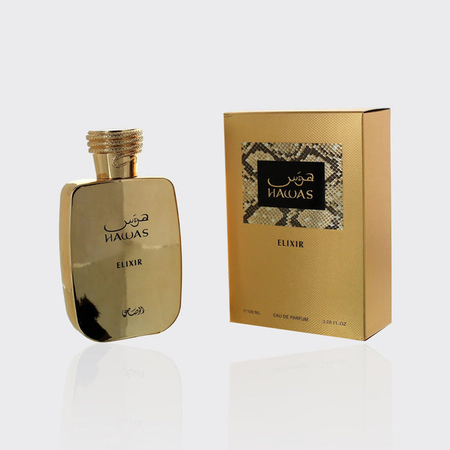 RASASI Hawas Elixir Eau De Parfum Spray for Men, 3.4 Ounce
