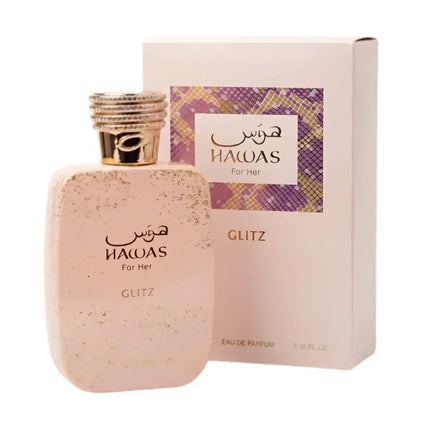 Rasasi Hawas Glitz Eau de Parfum for Women 3.4 Ounce
