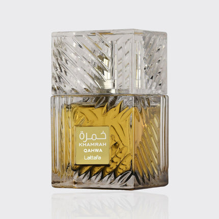 Lattafa Khamrah Qahwa Unisex Eau de Parfum Spray, 3.4 Ounce
