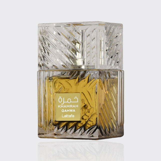 Lattafa Khamrah Qahwa Unisex Eau de Parfum Spray, 3.4 Ounce