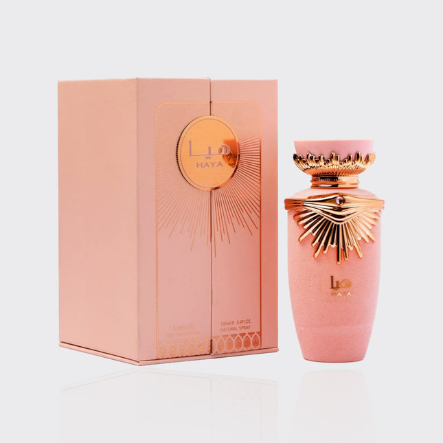 Lattafa Haya Eau de Parfum Spray for Women - 3.4 Ounce