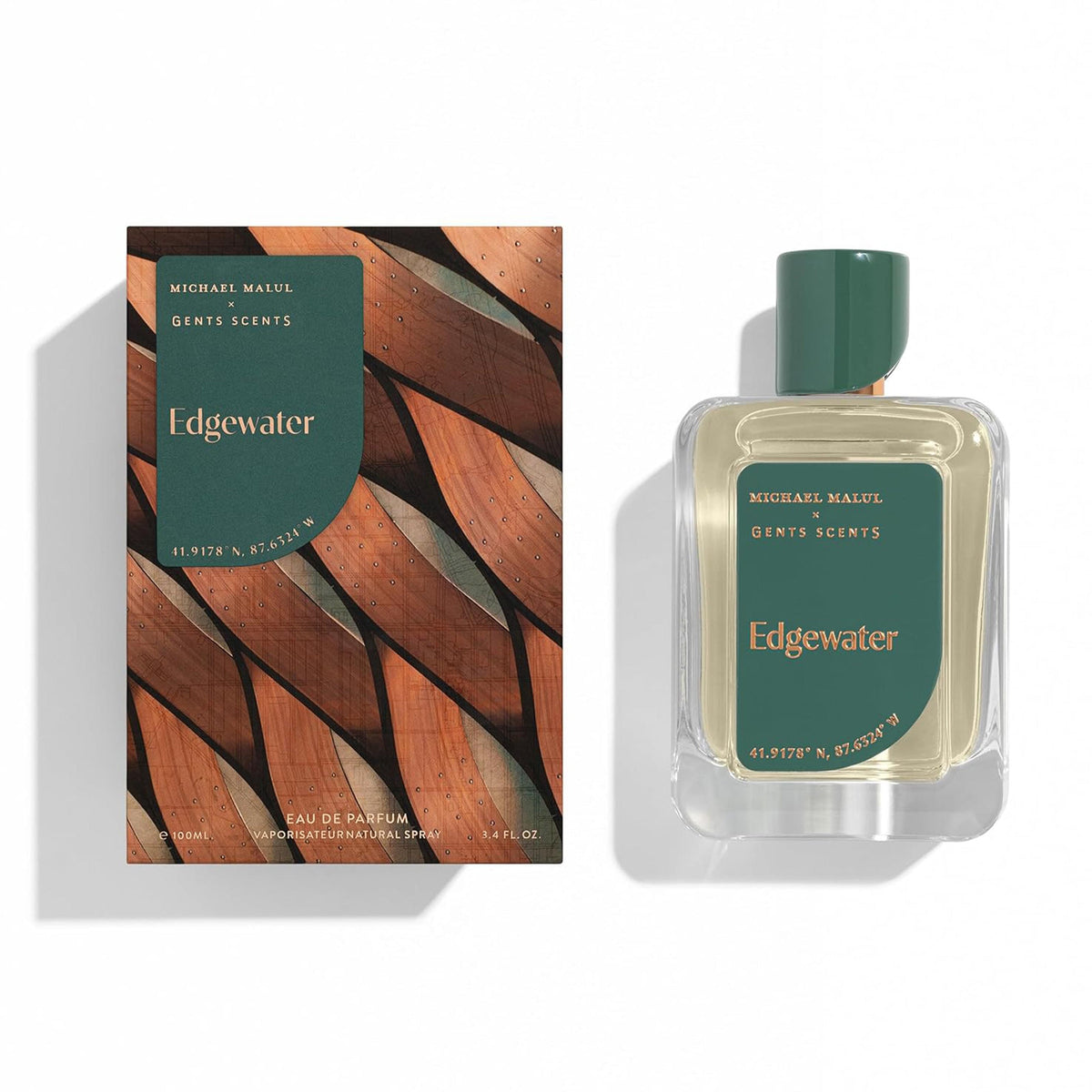 Michael Malul Edgewater Eau de Parfum for Men 3.4 Ounce