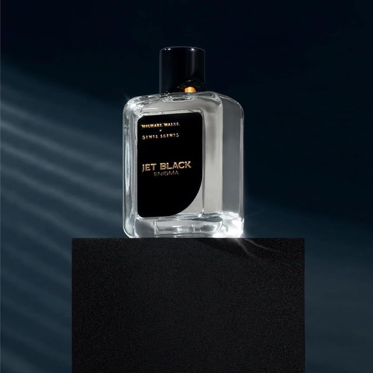 Michael Malul Jet Black Enigma Eau de Parfum for Men 3.4 Ounce