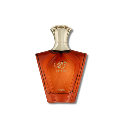 Afnan Turathi Brown Eau de Parfum Spray for Men, 3 Ounce