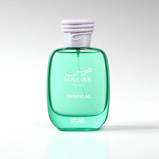 Rasasi Hawas Tropical Eau De Parfum Spray for Men, 3.4 Ounce
