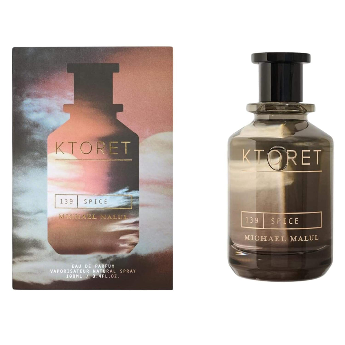 Michael Malul Ktoret 139 Spice Eau de Parfum for Men 3.4 Ounce