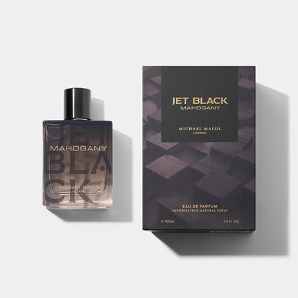 Michael Malul Jet Black Mahogany Eau de Parfum for Men 3.4 Ounce