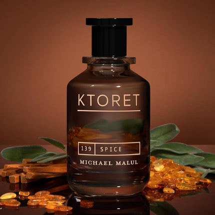 Michael Malul Ktoret 139 Spice Eau de Parfum for Men 3.4 Ounce