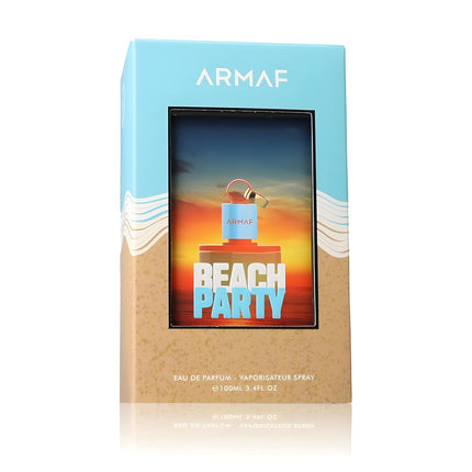 Armaf Beach Party perfume packaging on a white background