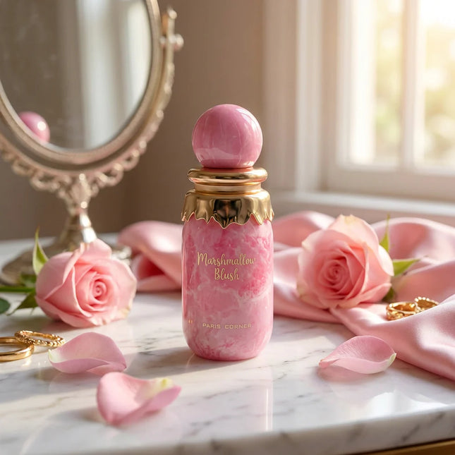 Paris Corner Marshmallow Blush Eau De Parfum Spray for Women, 3.4 Ounce