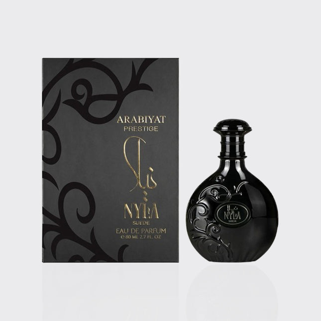 Arabiyat Prestige Nyla Suede Eau De Parfum for Unisex, 2.7 fl oz