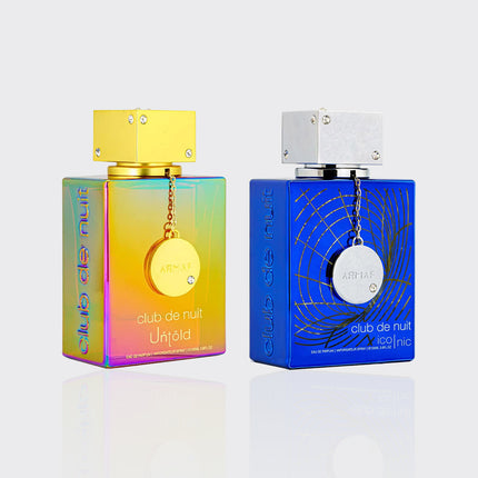 Armaf [BUNDLE] Club de Nuit Untold & Club De Nuit Blue Iconic Eau de Parfum Spray 3.4 Oz Each