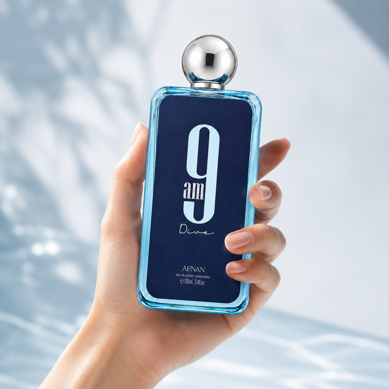 Afnan 9AM Dive Eau de Parfum Spray for Unisex, 3.4 Ounce