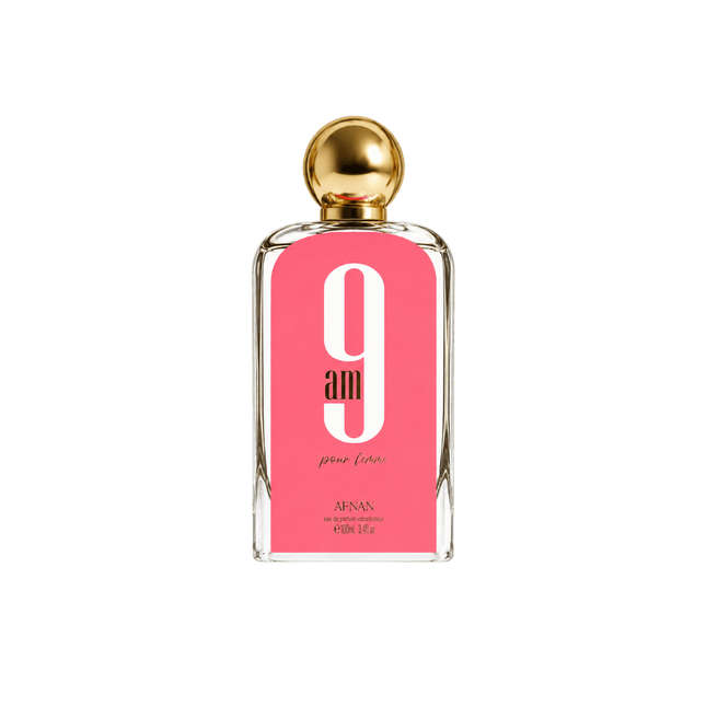 Afnan 9 AM Pour Femme Eau De Parfum Spray For Women 3.4 Ounce